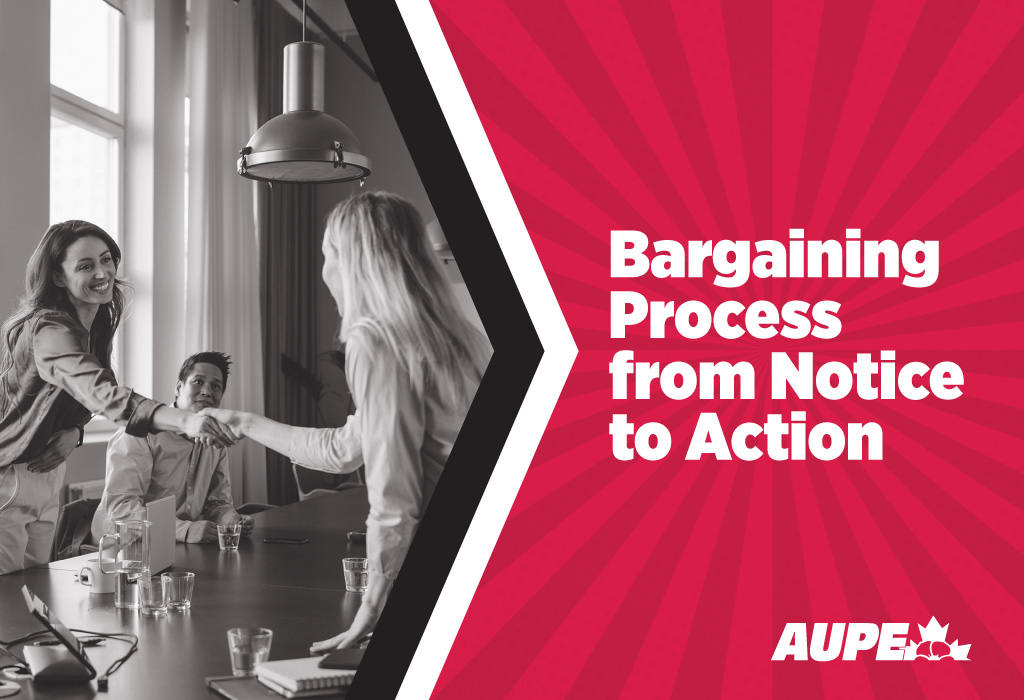 The Bargaining Process from Notice to Action