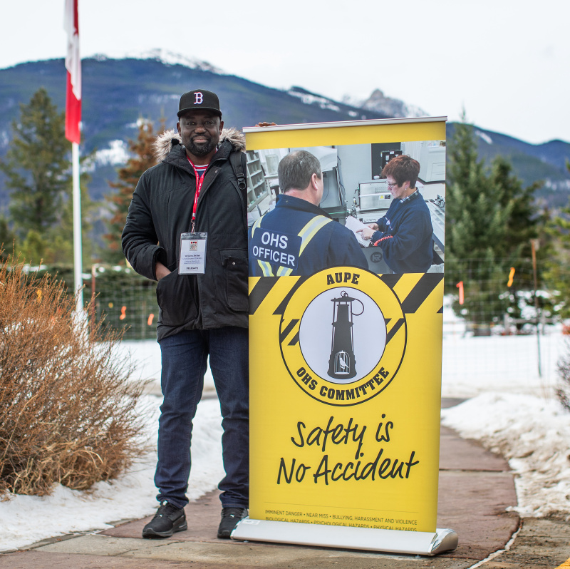 AUPE member Williams Ahilleh